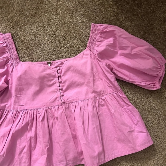 Free People Veronica Sweetheart Top in Orchid Size Small - Picture 5 of 8